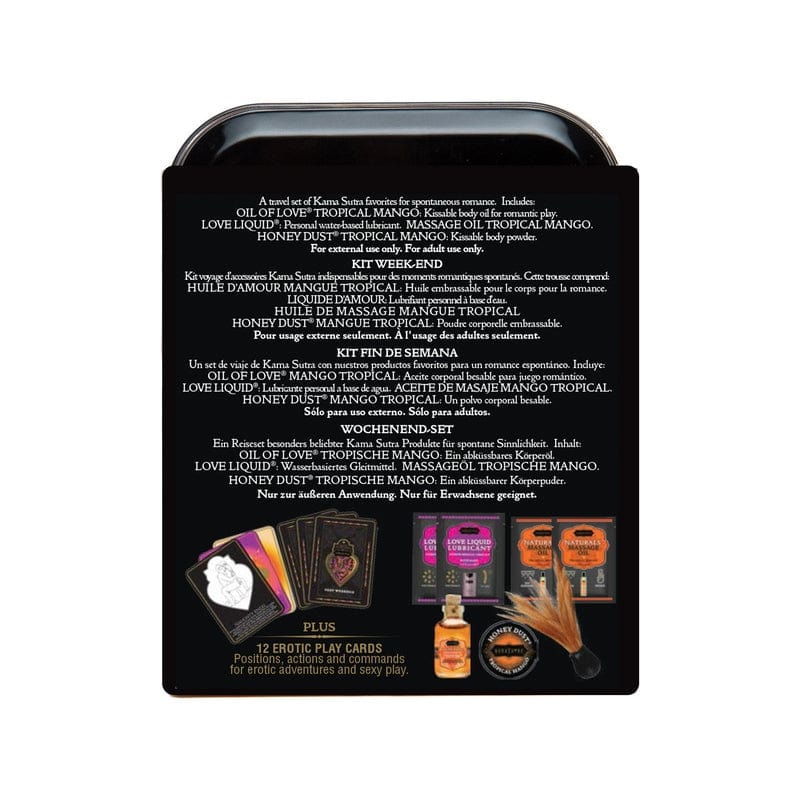Kama Sutra Tropical Mango Weekender Kit for Romantic Getaways