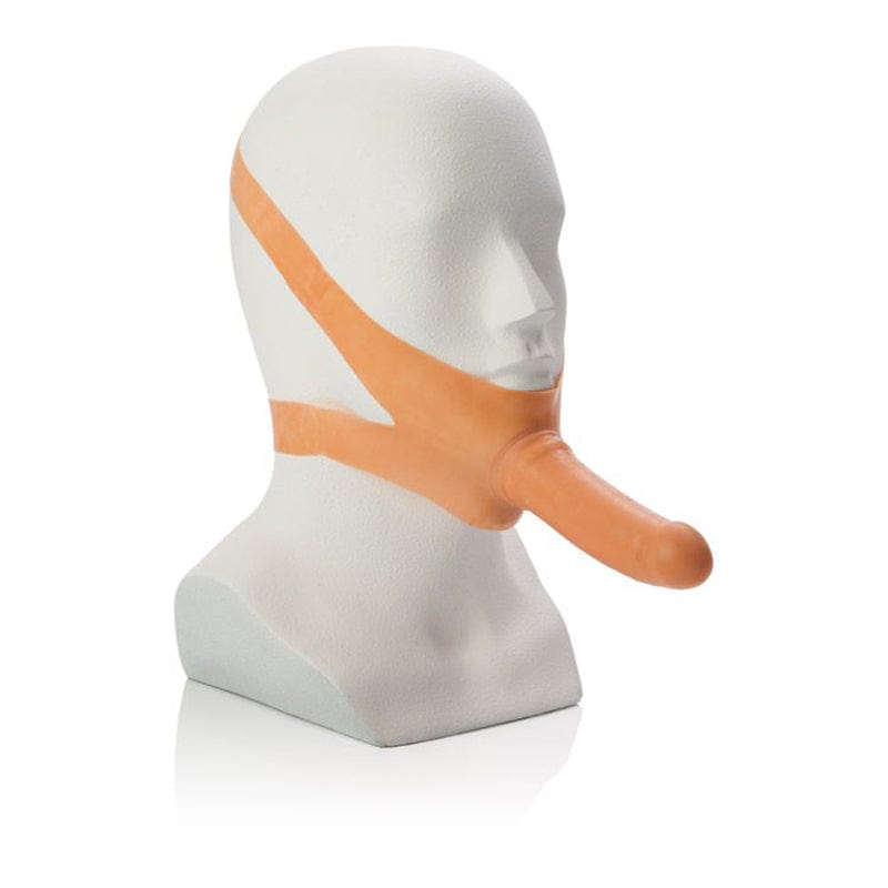 Calexotics The Accommodator Oral Sex Stimulator Ivory Latex Dong for Intense Pleasure