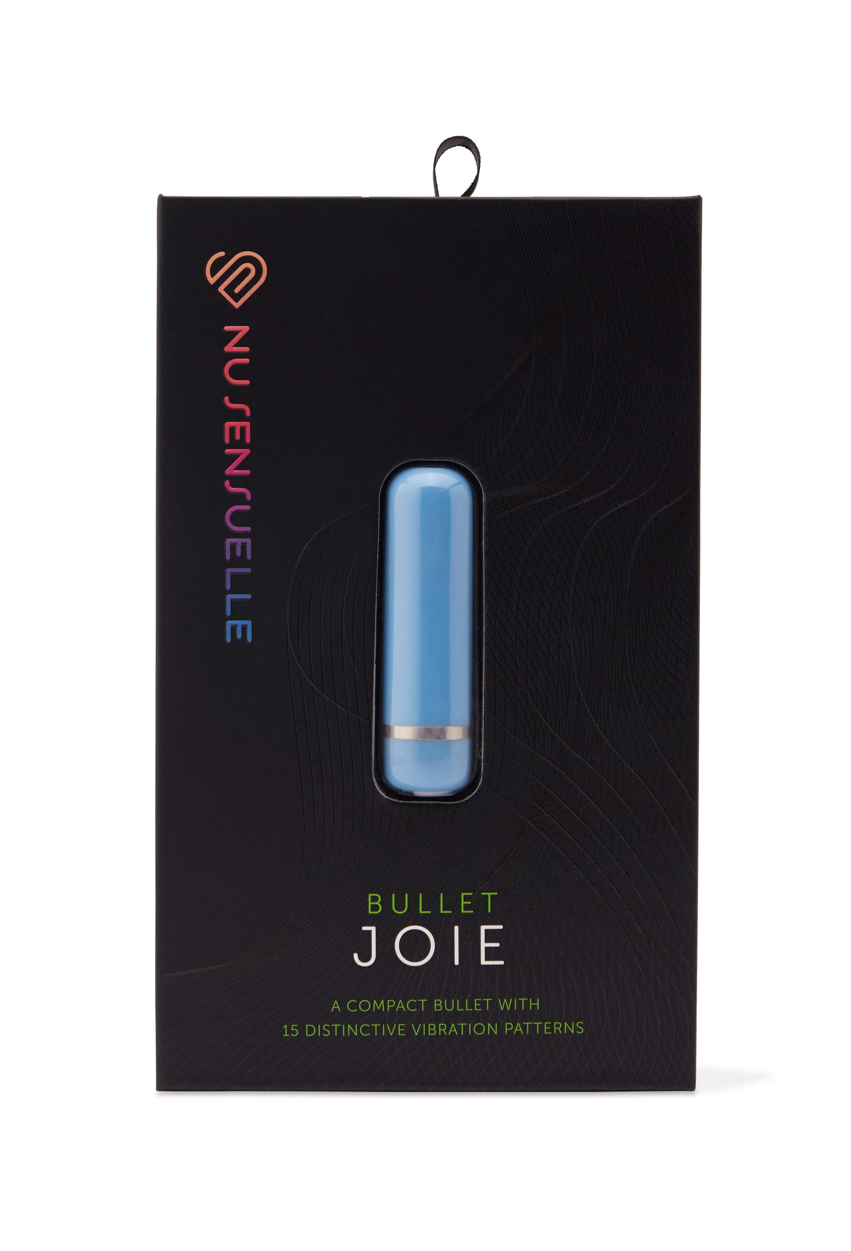 Nu Sensuelle Blue Rechargeable Bullet Vibrator - Joie with Multiple Vibration Patterns