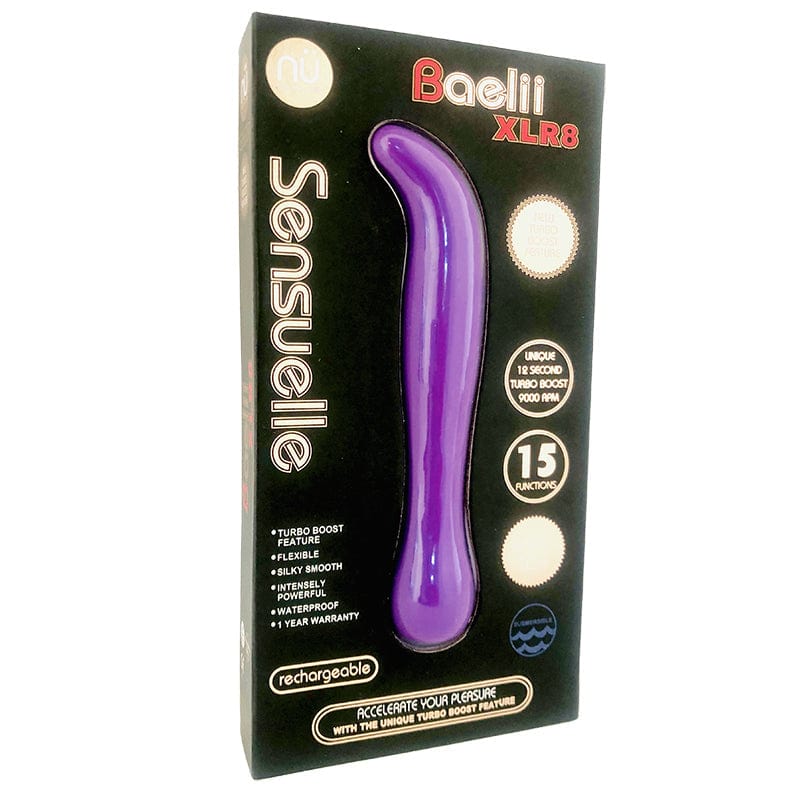 Nu Sensuelle Baelii XLR8 Waterproof Rechargeable Vibrator with Turbo Boost
