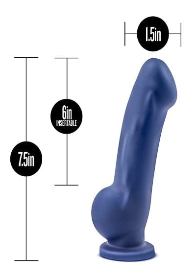 Blush Avant Indigo D8 Ergonomic Silicone Pleasure Dildo for Adult Fun