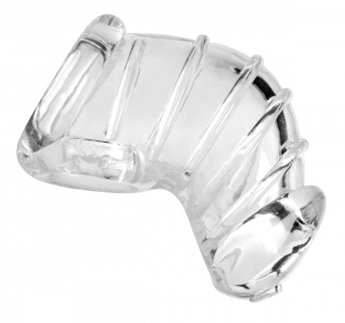 Master Series Premium Detained Soft Body Male Chastity Cage for Discreet and Comfortable Erection Restriction