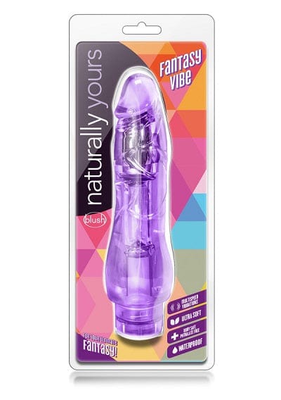 Blush Naturally Yours Purple Flexible Powerful Fantasy Vibrator