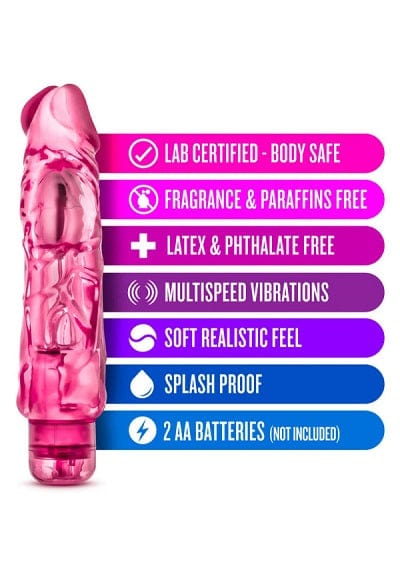 Blush Naturally Yours Premium Pink Phthalate-Free Realistic Vibrator for an Unforgettable Wild Ride