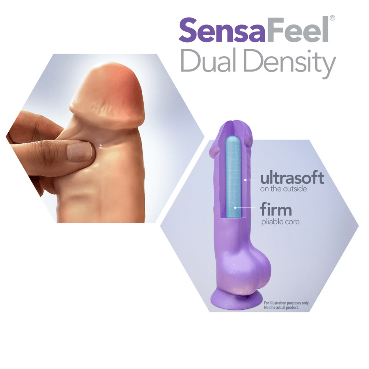 Blush Au Naturel Mighty Mike Realistic Bendable Male Sex Toy