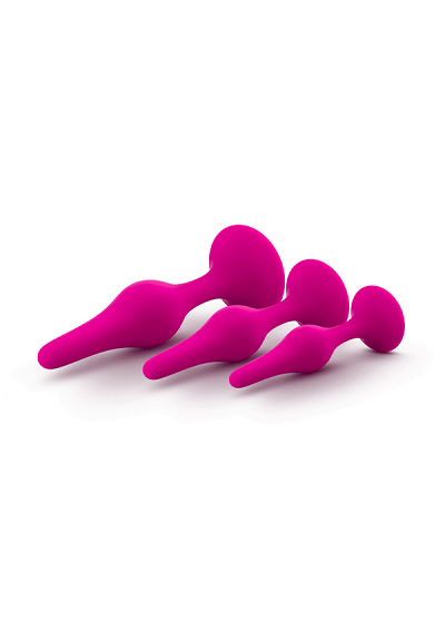 Blush Luxe Pink Premium Beginner Anal Plug Starter Kit for Safe and Enjoyable Anal Exploration