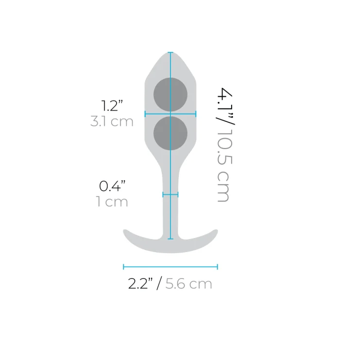 b-Vibe Second Generation Snug Silicone Anal Butt Plug
