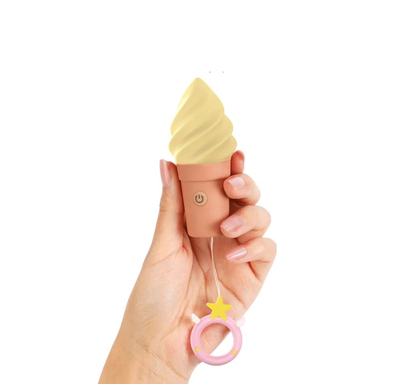 Love to Love Candi'ice Vanilla Pop Compact Mini Vibrator with 10 Modes