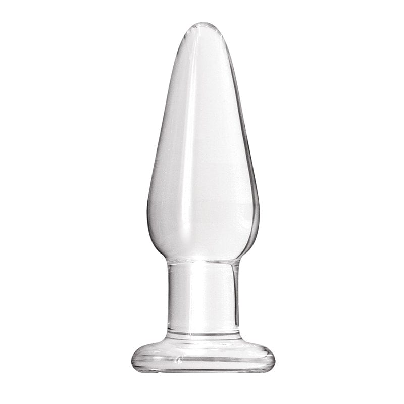 NS Novelties Medium-sized Clear Annealed Borosilicate Glass Tapered Plug