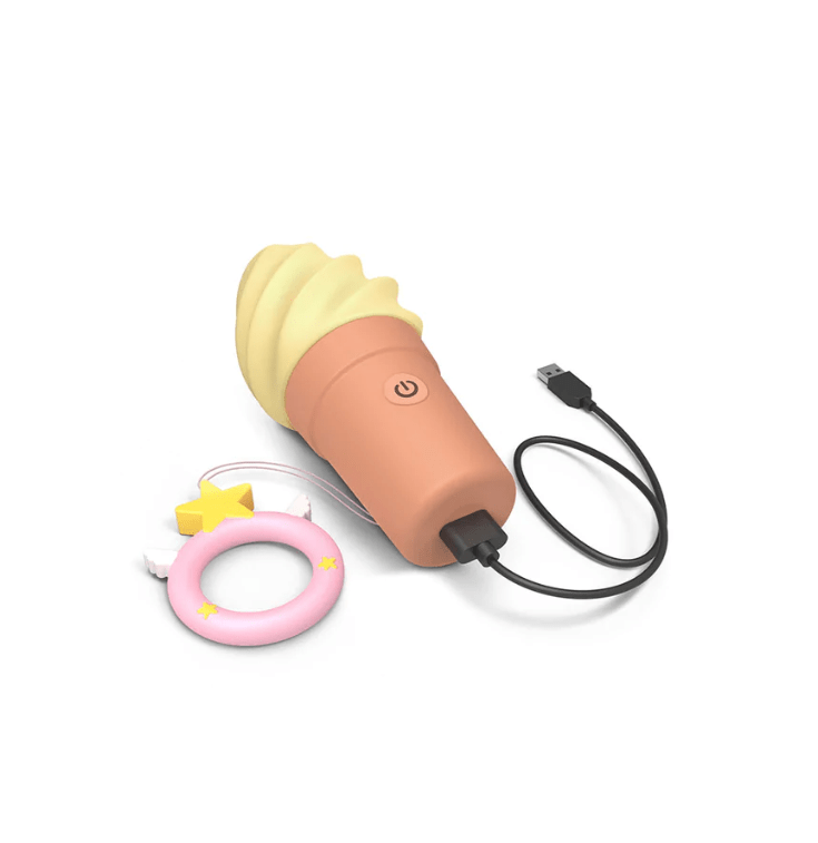 Love to Love Candi'ice Vanilla Pop Compact Mini Vibrator with 10 Modes