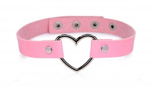 Master Collection Dark Heart Chrome Heart Fashionable Choker Necklace for Trendy Wear