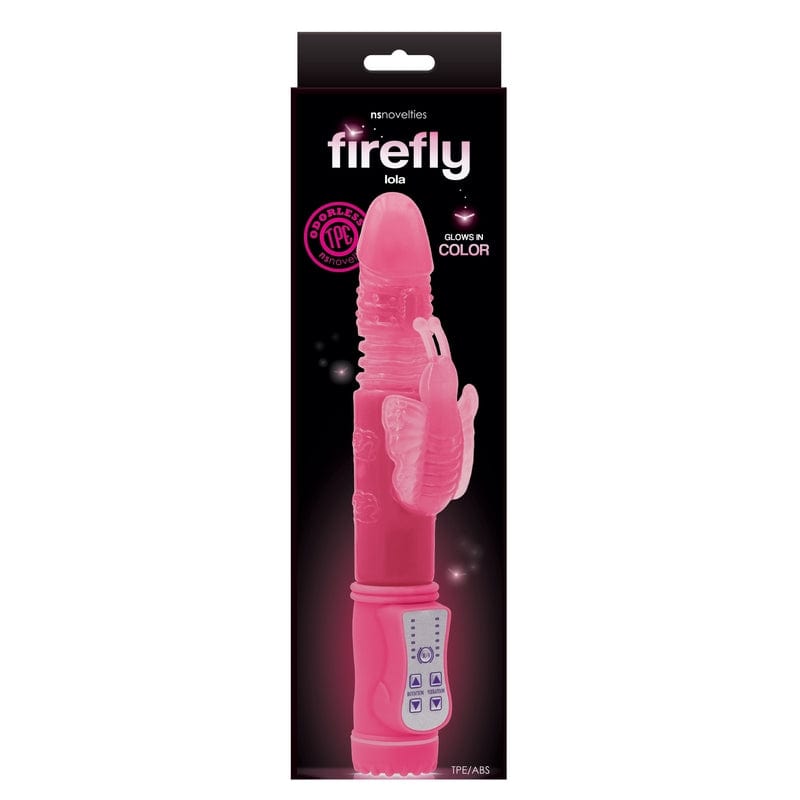 NS Novelties Firefly Lola Vibrator in Stunning Pink Color