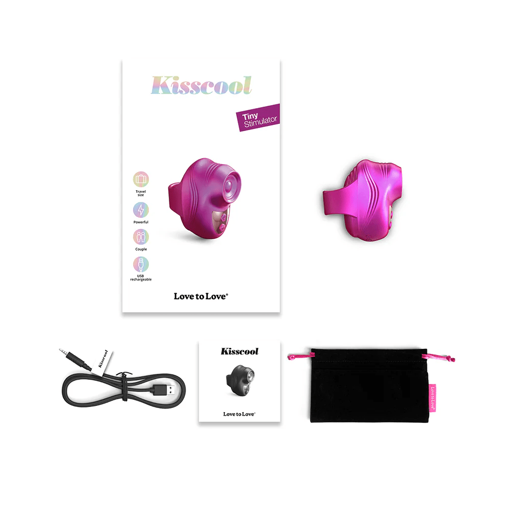 Love to Love Kisscool Miniature Fingertip Pleasure Stimulator for Intimate Experiences