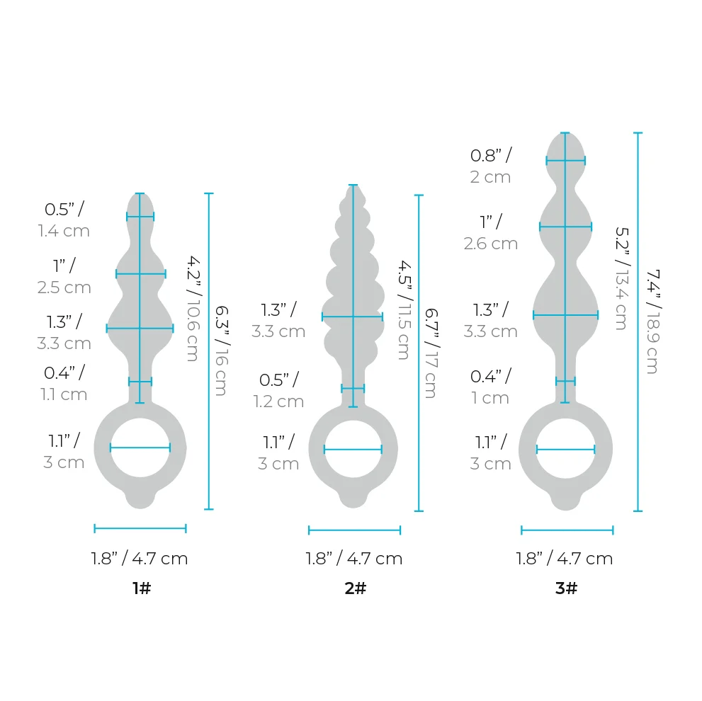 Premium b-Vibe Beaded Anal Plug Bundle for Beginners and Enthusiasts