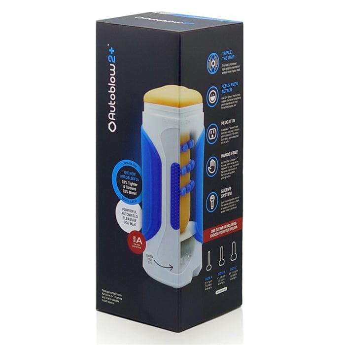 Enhanced Autoblow 2+ Size A Realistic Mouth Sleeve Male Masturbator