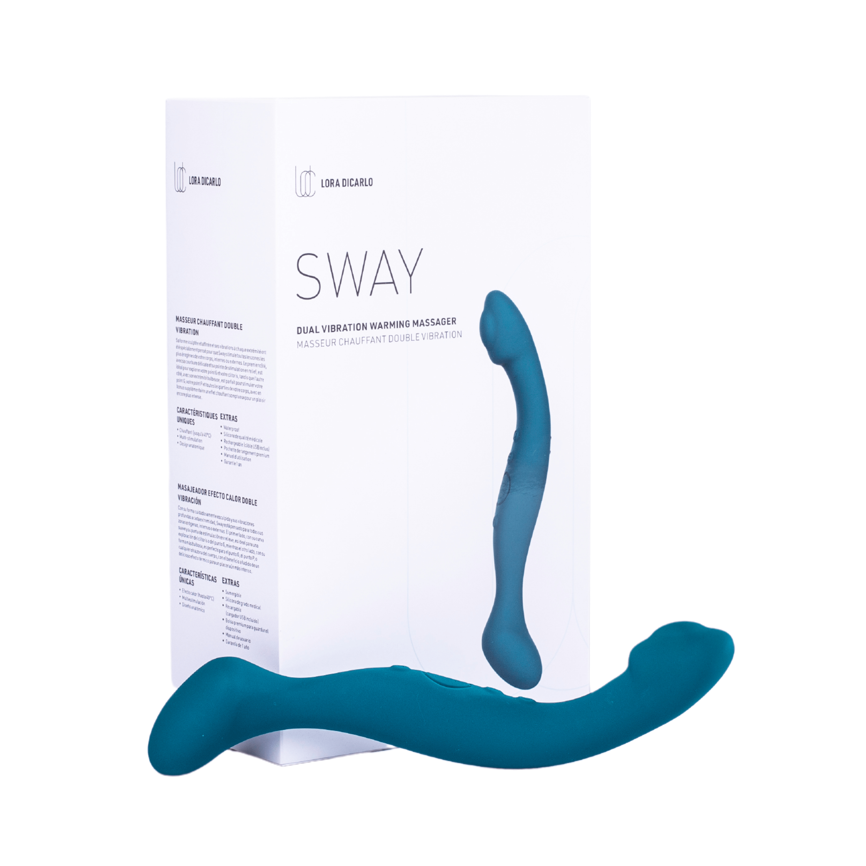 Lora DiCarlo Sway Dual-Ended Warming Vibrating Massager for Intense Pleasure