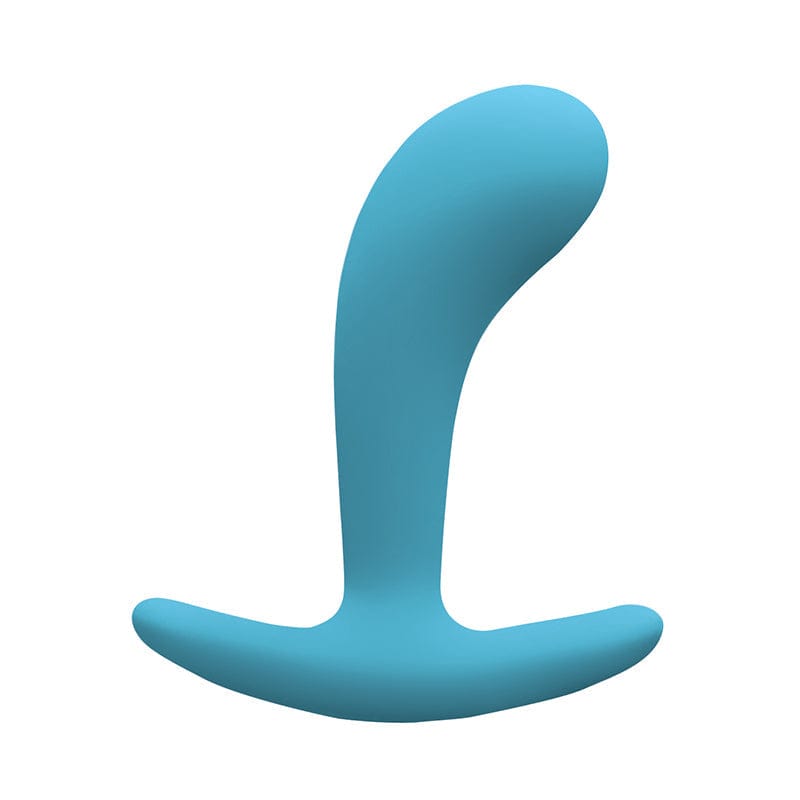 NS Novelties Firefly Small Blue Contoured Glow-in-the-Dark Anal Plug
