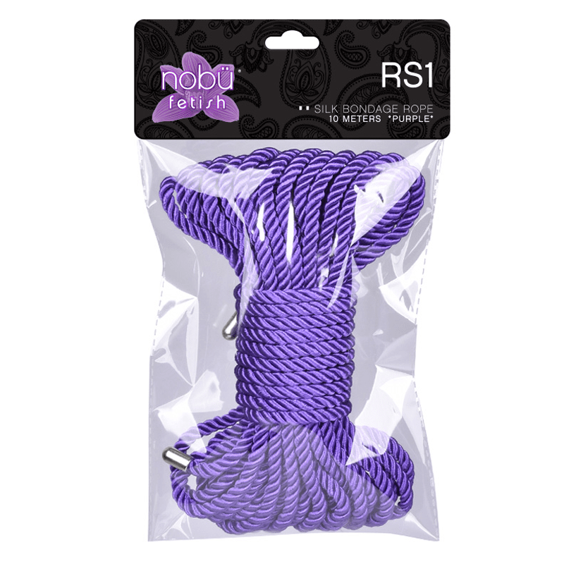 Purple Deluxe Nobu Silky Polyester Bondage Rope for Sensual Play