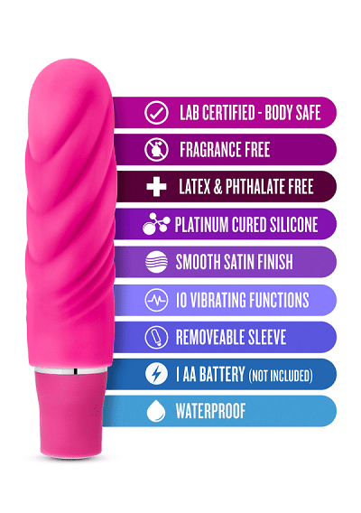 Luxe Blush Pink Nimbus Mini Vibrator for Intimate Pleasure