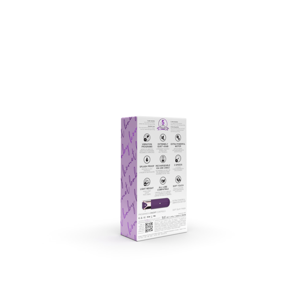 Nobu Komet Rechargeable Silicone Bullet Vibrator for Discreet and Powerful Pleasure