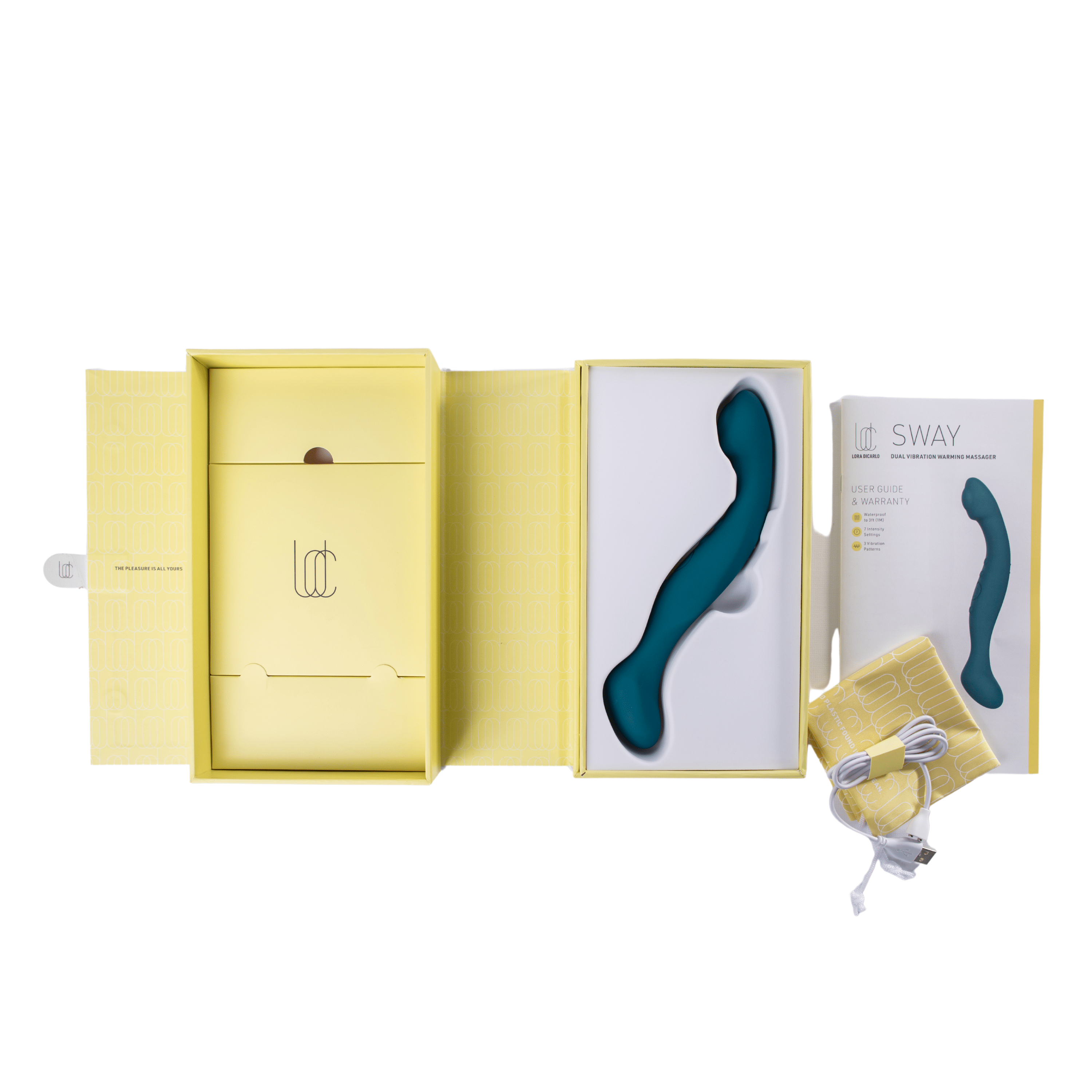 Lora DiCarlo Sway Dual-Ended Warming Vibrating Massager for Intense Pleasure
