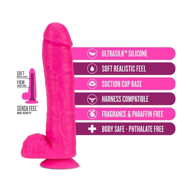 Blush Neo Elite 11-Inch Realistic Dual-Density Cock with Balls