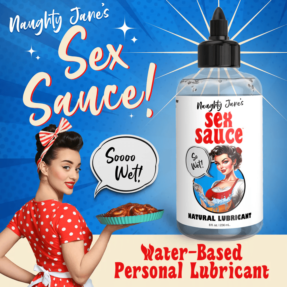 Naughty Jane's Premium Natural Water - Based Sex Lubricant for Intimate Moments