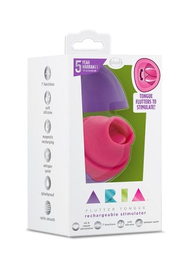 Blush Aria Purple Flutter-Tipped Quiet Vibration Vibrator