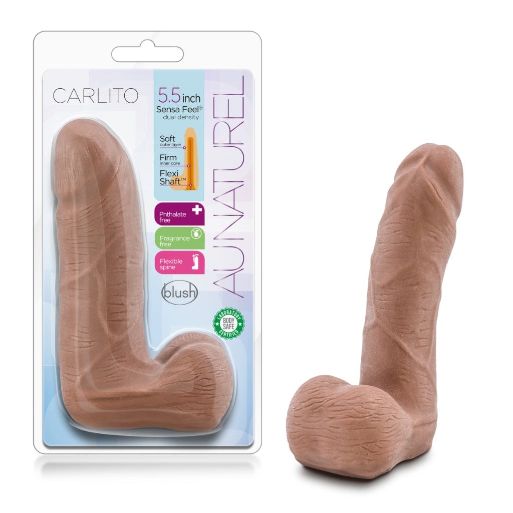 Blush Au Naturel Latin Carlito 5.5 - Inch Realistic Dildo for Intimate Pleasure
