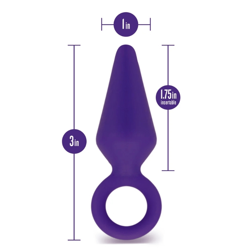 Small-sized Blush Luxe Purple Candy-themed Anal Rimmer for Beginners