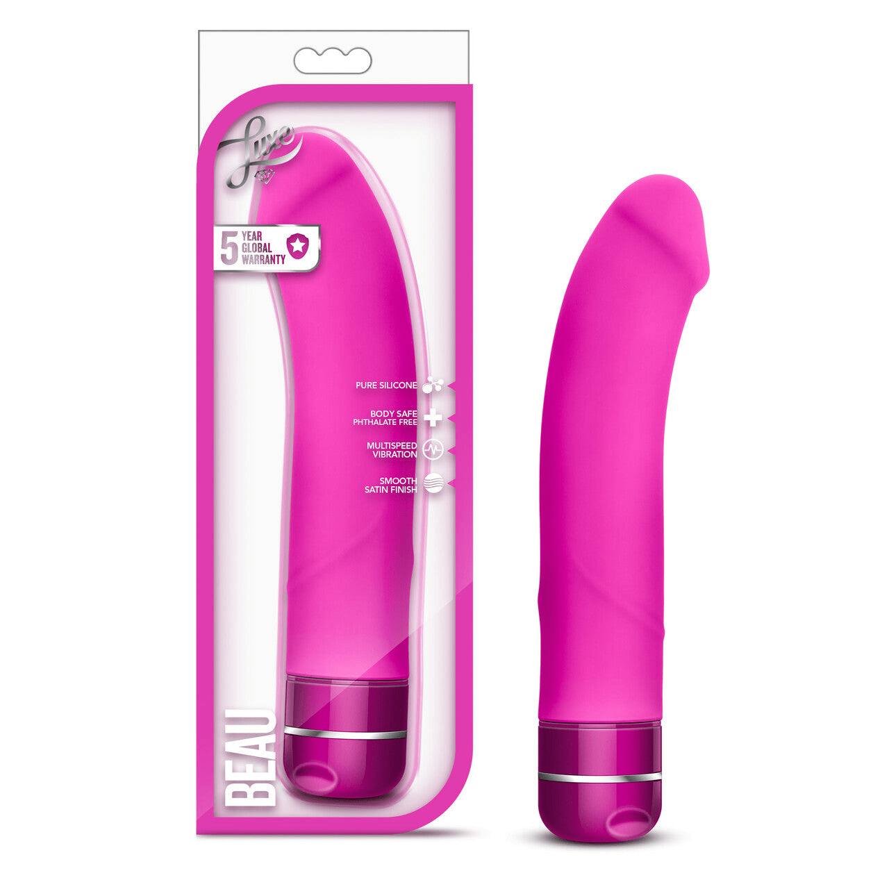 Exquisite Blush Luxe Beau G-Spot Vibrator for Ultimate Pleasure