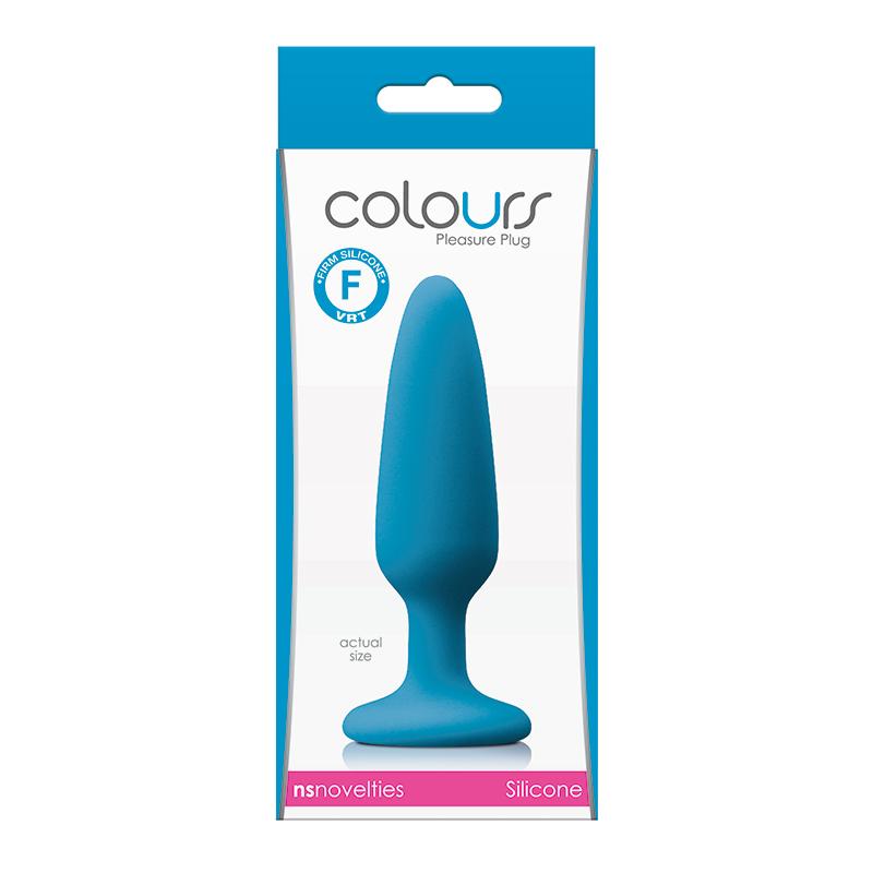 NS Novelties Colorful Pleasures Small Anal Plug in Blue Shade
