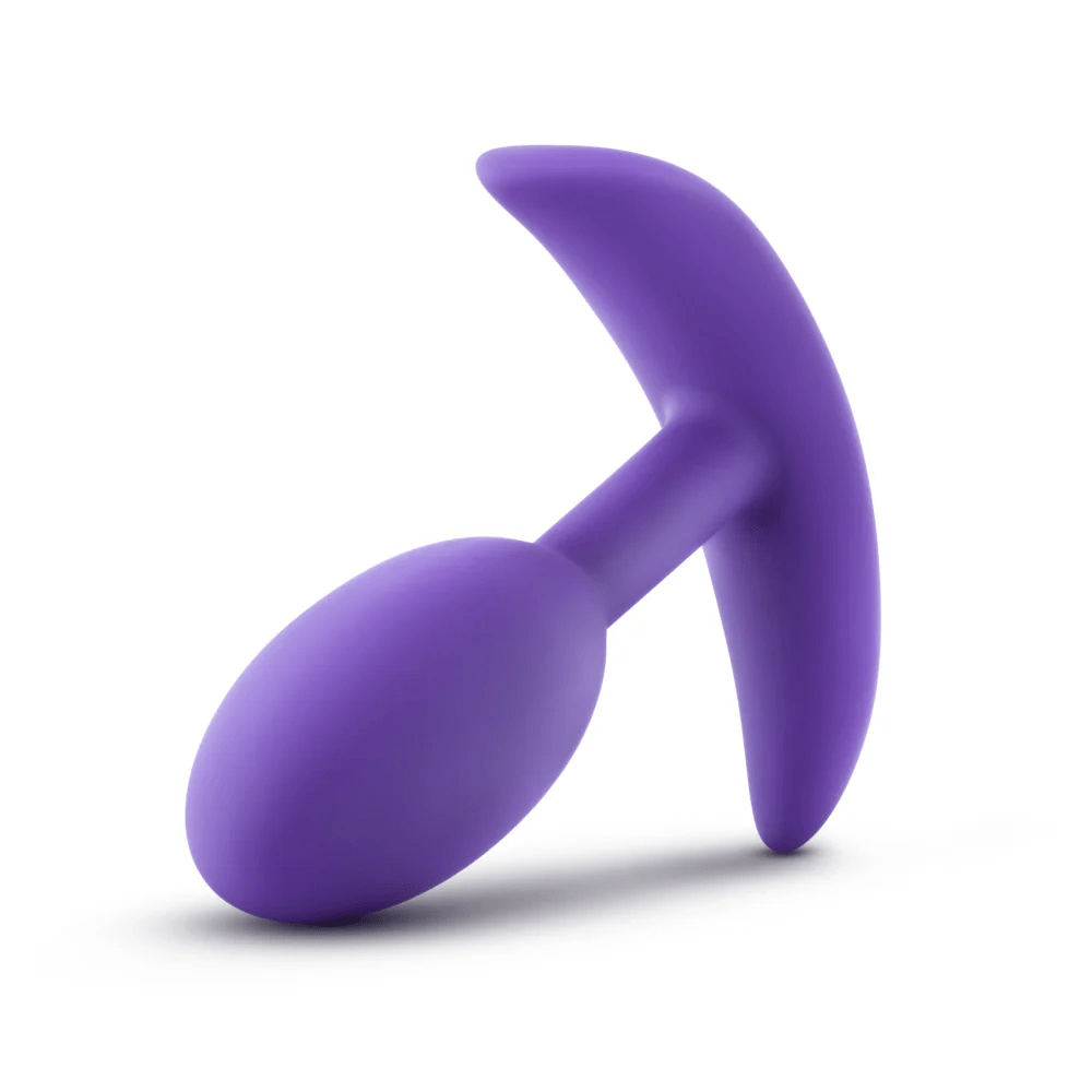 Purple Blush Luxe Wearable Slim Anal Vibrating Plug for Discreet Pleasure
