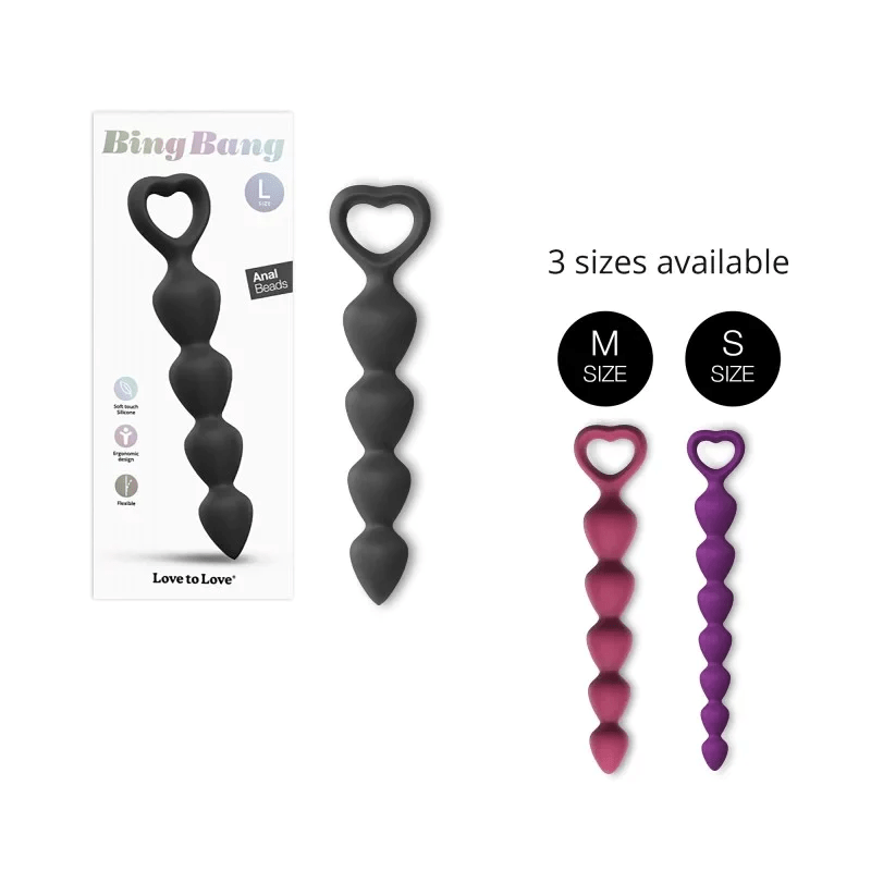 Large-sized Love To Love Bing Bang Brand Anal Stimulation Plug for an Explosive Pleasure Experience