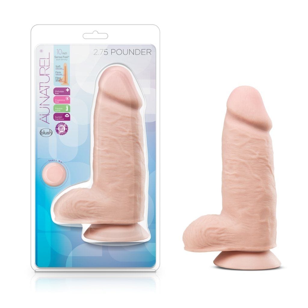 2.75 - Pound Vanilla Blush Au Naturel Realistic TPE Dildo