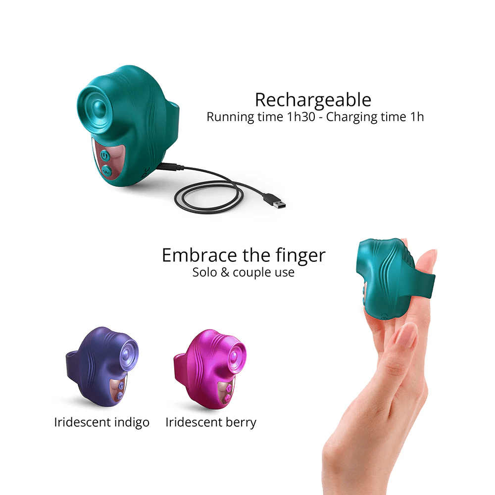 Love to Love Kisscool Miniature Fingertip Pleasure Stimulator for Intimate Experiences