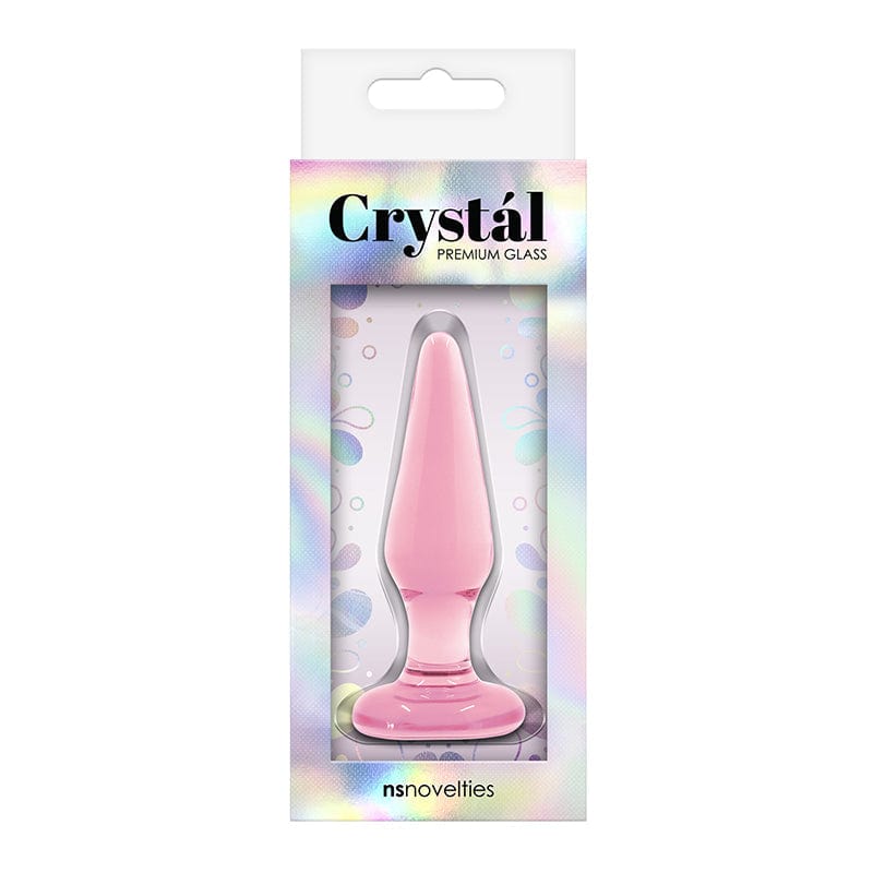 Small NS Novelties Crystal Tapered Anal Plug for Intimate Use