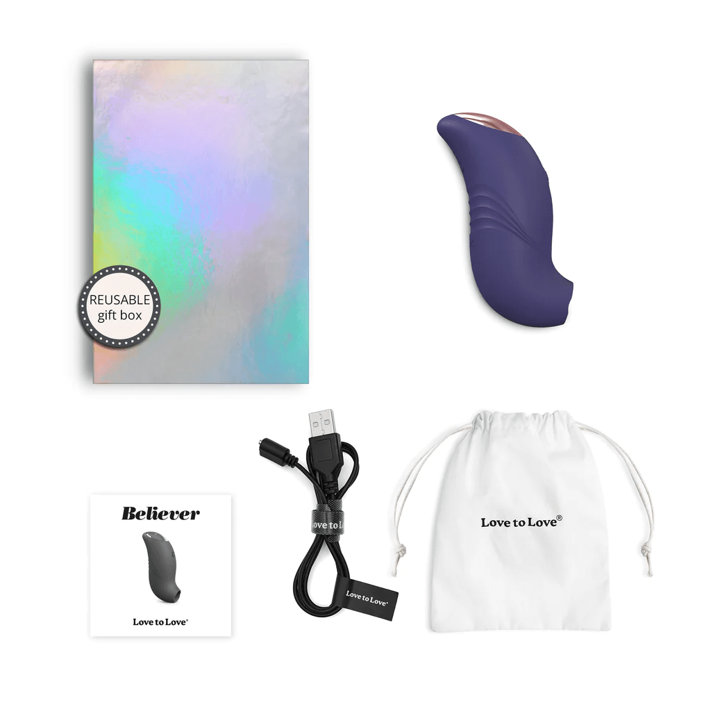 Love To Love Believer: A Compact & Waterproof Clitoral Stimulator with 5 Intensity Levels