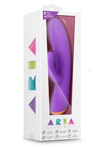 Plum Blush Aria Electrifying Silicone Vibrator with 7 Functions