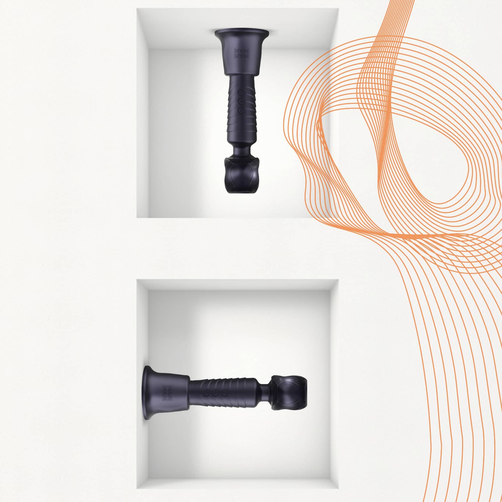 Man Wan Holden's Ultra - Flexible Universal Wand Holder for Effortless Pleasure