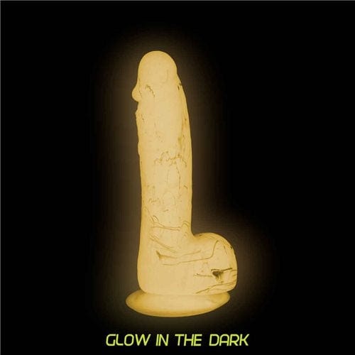 Addiction Brandon 7.5-Inch Glow-in-the-Dark Dildo with Realistic Balls