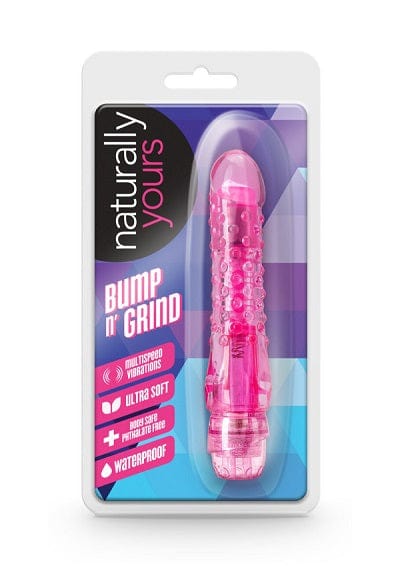 Blush Naturally Yours Pink Realistic Vibration Flexi Shaft Bump n Grind Vibrator