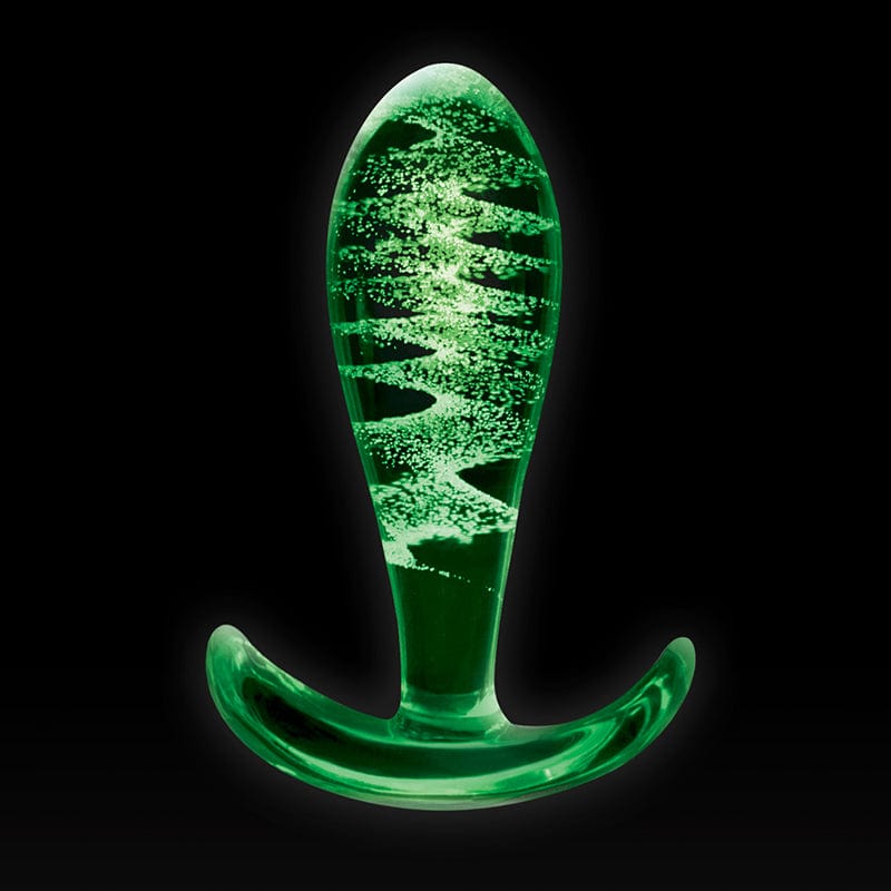 NS Novelties Firefly Glow-in-the-Dark Glass Anal Plug for Endless Nighttime Fun