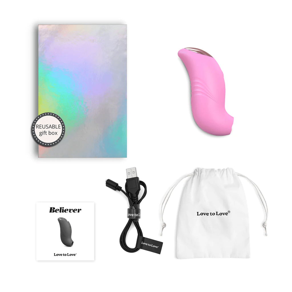 Love To Love Believer: A Compact & Waterproof Clitoral Stimulator with 5 Intensity Levels