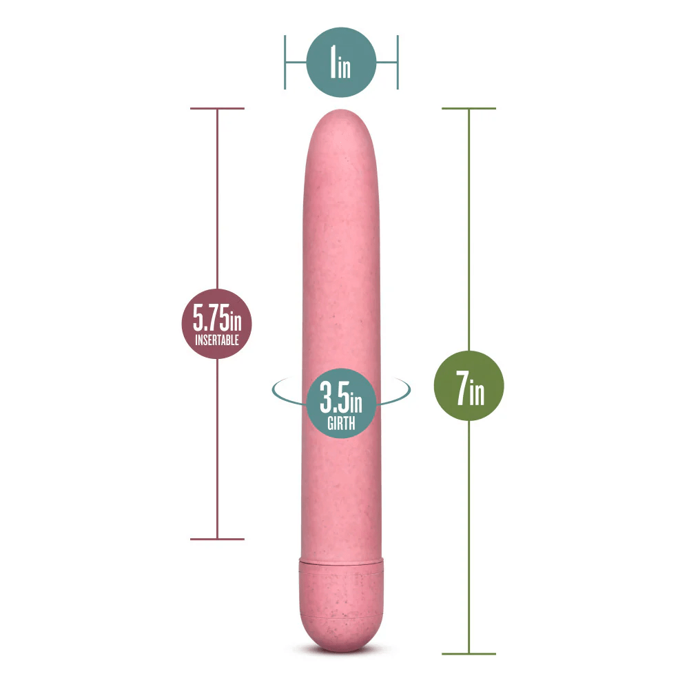 Blush Gaia Environment - Friendly Biodegradable and Recyclable Eco - Style Vibrator for Pleasure