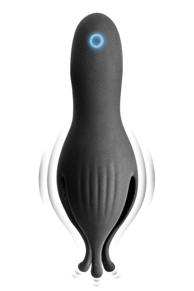 Blue Junker Premium Silicone Penis Head and Testicle Stimulator for Male Masturbation