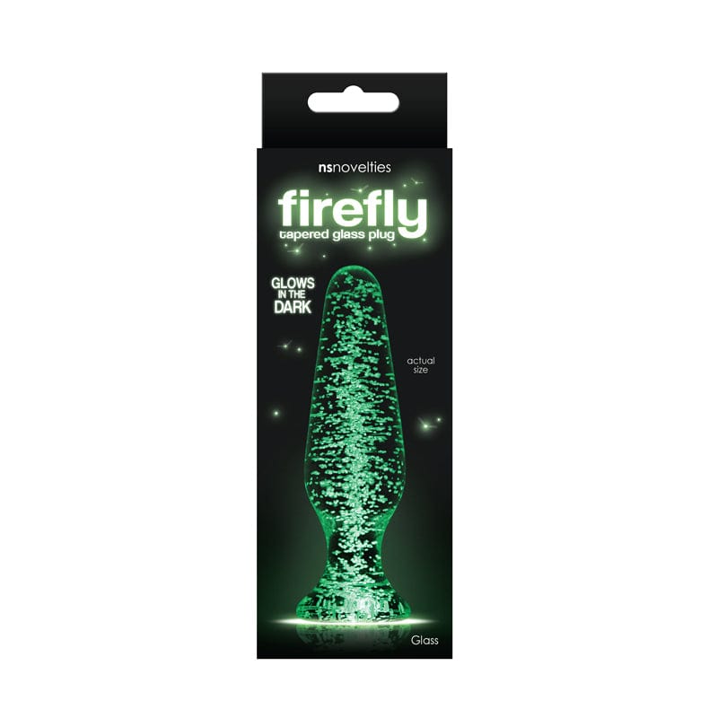 NS Novelties Small Firefly Glow-in-the-Dark Borosilicate Glass Plug