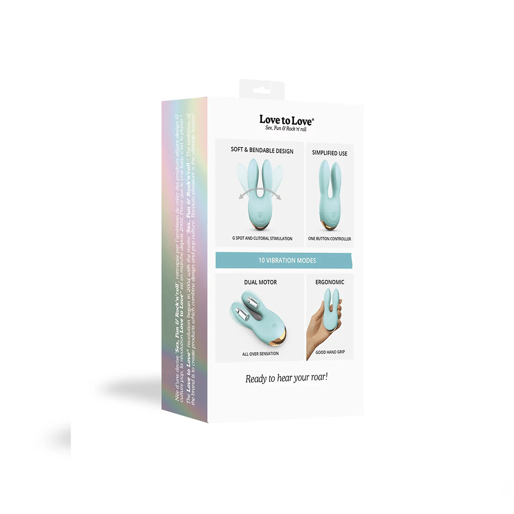 Love To Love Quiet & Powerful Clitoral Stimulator with Dual Motors