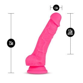 Blush Ruse Hypnotizing Hot Pink Realistic Silicone Dildo for Intimate Pleasure