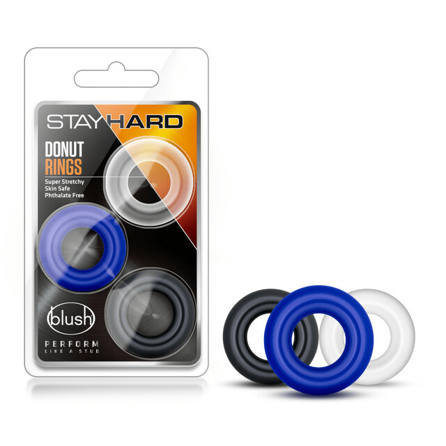 Blush Long - lasting Hardness Donut - shaped Cock Rings for Enhanced Intimacy